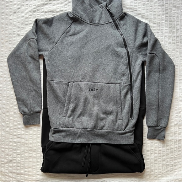 NWOT Tuxy Lounge Suit in Black and Grey, M - Picture 3 of 12